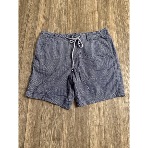 ROBERT‎ GRAHAM Men's Size 32 Blue Shorts Chennin Blanc Elastic Waist Stretch - Picture 1 of 13
